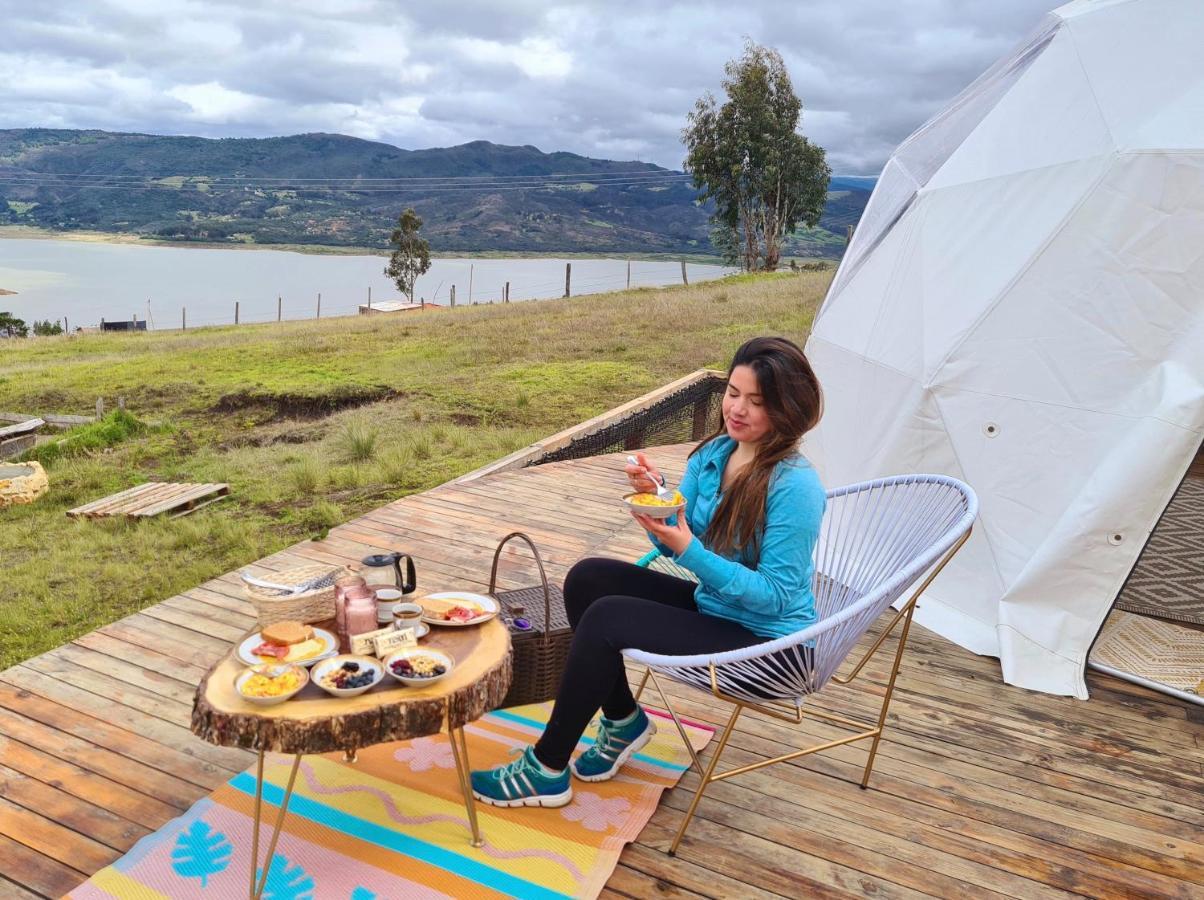 Andes Glamping Hotel Guatavita ภายนอก รูปภาพ