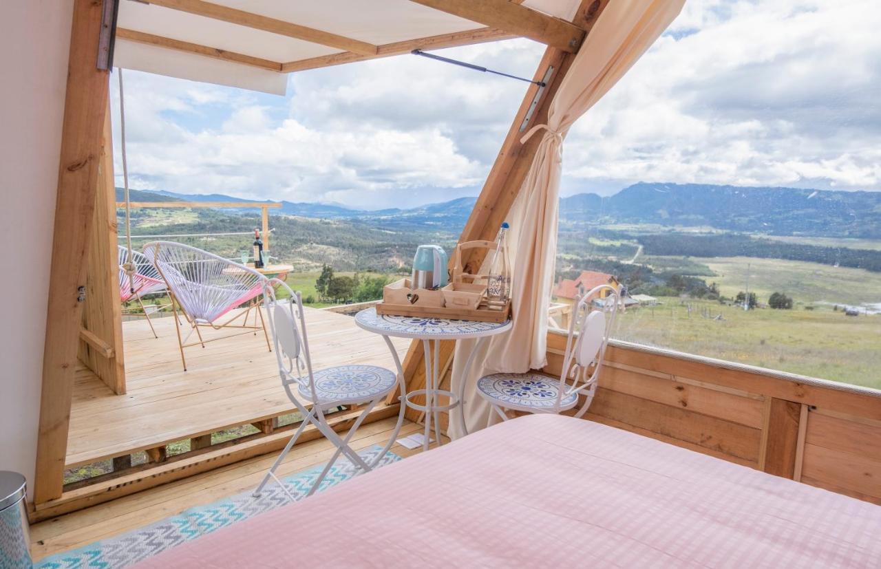 Andes Glamping Hotel Guatavita ภายนอก รูปภาพ